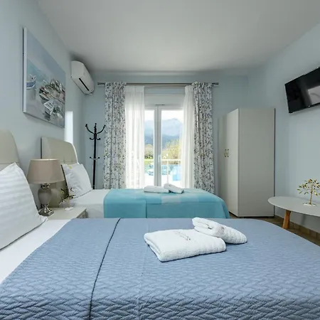Stratos Deluxe Apartments Skala Potamia  Chambre photo